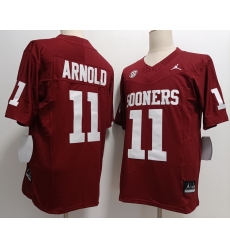 Oklahoma Sooners #11 Jackson Arnold Red F U S E Jersey Oklahoma Sooners #11 Jackson Arnold Red F U S E Jersey