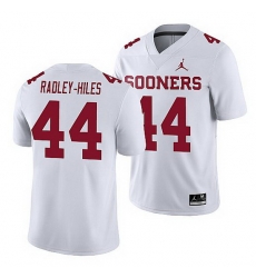 Oklahoma Sooners Brendan Radley Hiles White Game Men'S Jersey Oklahoma Sooners Brendan Radley Hiles White Game Men'S Jersey
