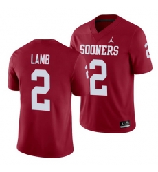 Oklahoma Sooners Ceedee Lamb Crimson Alumni Men'S Jersey Oklahoma Sooners Ceedee Lamb Crimson Alumni Men'S Jersey