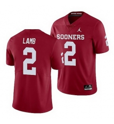 Oklahoma Sooners Ceedee Lamb Crimson Limited Men'S Jersey Oklahoma Sooners Ceedee Lamb Crimson Limited Men'S Jersey