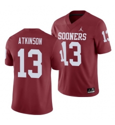Oklahoma Sooners Colt Atkinson Crimson Game Men'S Jersey Oklahoma Sooners Colt Atkinson Crimson Game Men'S Jersey