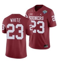 Oklahoma Sooners Dashaun White Crimson 2020 Cotton Bowl Classic College Football Jersey Oklahoma Sooners Dashaun White Crimson 2020 Cotton Bowl Classic College Football Jersey