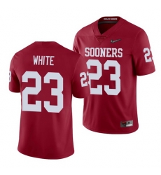 Oklahoma Sooners Dashaun White Crimson College Football Men'S Jersey Oklahoma Sooners Dashaun White Crimson College Football Men'S Jersey