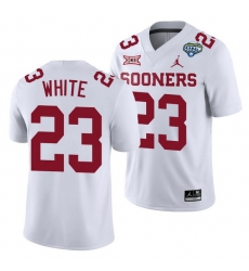 Oklahoma Sooners Dashaun White White 2020 Cotton Bowl Classic College Football Jersey Oklahoma Sooners Dashaun White White 2020 Cotton Bowl Classic College Football Jersey