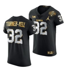 Oklahoma Sooners Delarrin Turner Yell Black 2020 Cotton Bowl Classic Golden Edition Jersey Oklahoma Sooners Delarrin Turner Yell Black 2020 Cotton Bowl Classic Golden Edition Jersey