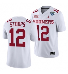 Oklahoma Sooners Drake Stoops White 2020 Cotton Bowl Classic College Football Jersey Oklahoma Sooners Drake Stoops White 2020 Cotton Bowl Classic College Football Jersey