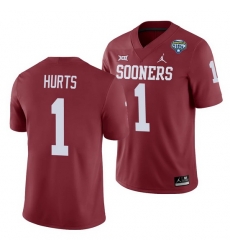 Oklahoma Sooners Jalen Hurts Crimson 2020 Cotton Bowl Men'S Jersey Oklahoma Sooners Jalen Hurts Crimson 2020 Cotton Bowl Men'S Jersey