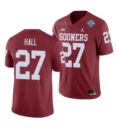 Oklahoma Sooners Jeremiah Hall Crimson 2020 Cotton Bowl Men'S Jersey Oklahoma Sooners Jeremiah Hall Crimson 2020 Cotton Bowl Men'S Jersey