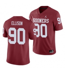 Oklahoma Sooners Josh Ellison Crimson Game Men'S Jersey Oklahoma Sooners Josh Ellison Crimson Game Men'S Jersey