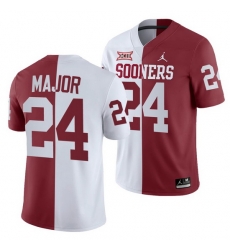 Oklahoma Sooners Marcus Major White Crimson Split Men'S Jersey Oklahoma Sooners Marcus Major White Crimson Split Men'S Jersey