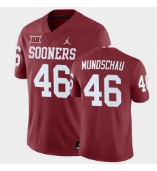 Oklahoma Sooners Reeves Mundschau Crimson Home Men'S Jersey Oklahoma Sooners Reeves Mundschau Crimson Home Men'S Jersey