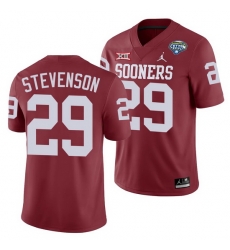 Oklahoma Sooners Rhamondre Stevenson Crimson 2020 Cotton Bowl Classic College Football Jersey Oklahoma Sooners Rhamondre Stevenson Crimson 2020 Cotton Bowl Classic College Football Jersey