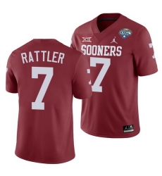 Oklahoma Sooners Spencer Rattler Crimson 2020 Cotton Bowl Classic College Football Jersey Oklahoma Sooners Spencer Rattler Crimson 2020 Cotton Bowl Classic College Football Jersey