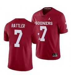 Oklahoma Sooners Spencer Rattler Crimson Limited Men'S Jersey Oklahoma Sooners Spencer Rattler Crimson Limited Men'S Jersey