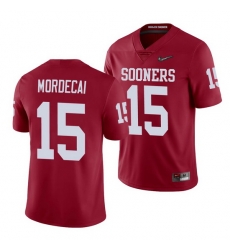 Oklahoma Sooners Tanner Mordecai Crimson College Football Men'S Jersey Oklahoma Sooners Tanner Mordecai Crimson College Football Men'S Jersey