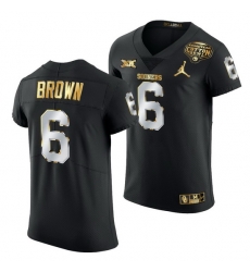 Oklahoma Sooners Tre Brown Black 2020 Cotton Bowl Classic Golden Edition Jersey Oklahoma Sooners Tre Brown Black 2020 Cotton Bowl Classic Golden Edition Jersey