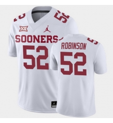 Oklahoma Sooners Tyrese Robinson White Away Men'S Jersey Oklahoma Sooners Tyrese Robinson White Away Men'S Jersey