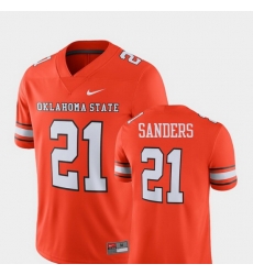 Men Oklahoma State Cowboys And Cowgirls Barry Sanders 21 Orange Alumni Football Game Player Jersey Men Oklahoma State Cowboys And Cowgirls Barry Sanders 21 Orange Alumni Football Game Player Jersey
