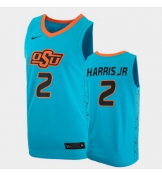 Men Oklahoma State Cowboys Chris Harris Jr. College Basketball Blue Jersey Men Oklahoma State Cowboys Chris Harris Jr. College Basketball Blue Jersey