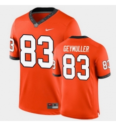 Men Oklahoma State Cowboys Gordie Geymuller College Football Orange Game Jersey Men Oklahoma State Cowboys Gordie Geymuller College Football Orange Game Jersey