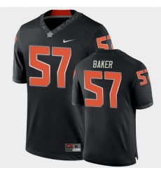 Men Oklahoma State Cowboys Ryan Baker College Football Black Game Jersey Men Oklahoma State Cowboys Ryan Baker College Football Black Game Jersey