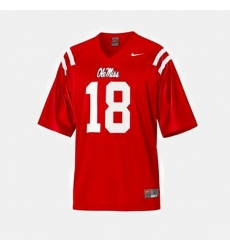 Men Ole Miss Rebels Archie Manning College Football Red Jersey Men Ole Miss Rebels Archie Manning College Football Red Jersey