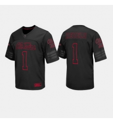 Men Ole Miss Rebels College Football Black Jersey Men Ole Miss Rebels College Football Black Jersey