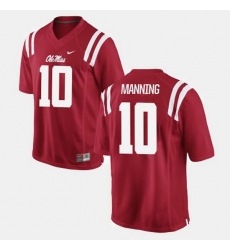 Men Ole Miss Rebels Eli Manning College Football Red Jersey Men Ole Miss Rebels Eli Manning College Football Red Jersey