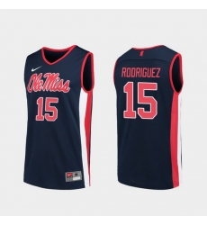 Men Ole Miss Rebels Luis Rodriguez Navy Replica College Basketball Jersey Men Ole Miss Rebels Luis Rodriguez Navy Replica College Basketball Jersey