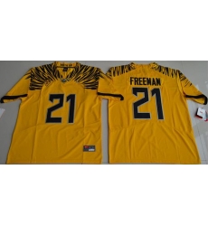 Ducks #21 Royce Freeman Yellow Limited Stitched NCAA Jersey Ducks #21 Royce Freeman Yellow Limited Stitched NCAA Jersey