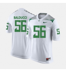 Men Oregon Ducks Alex Balducci College Football White Jersey Men Oregon Ducks Alex Balducci College Football White Jersey