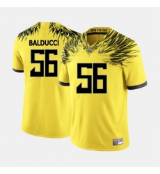 Men Oregon Ducks Alex Balducci College Football Yellow Jersey Men Oregon Ducks Alex Balducci College Football Yellow Jersey