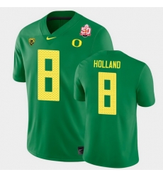 Men Oregon Ducks Jevon Holland 2021 Fiesta Bowl Green Game Jersey 0A Men Oregon Ducks Jevon Holland 2021 Fiesta Bowl Green Game Jersey 0A