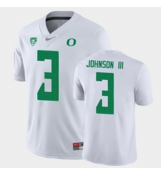 Men Oregon Ducks Johnny Johnson Iii Game White College Football Jersey Men Oregon Ducks Johnny Johnson Iii Game White College Football Jersey