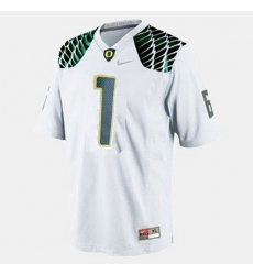 Men Oregon Ducks Josh Huff College Football White Jersey Men Oregon Ducks Josh Huff College Football White Jersey