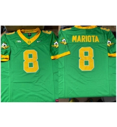 Men Oregon Ducks Marcus Mariota #8 2024 Green Game Jersey Men Oregon Ducks Marcus Mariota #8 2024 Green Game Jersey