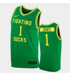Men Oregon Ducks N'Faly Dante College Basketball Green Replica 2020 21 Jersey Men Oregon Ducks N'Faly Dante College Basketball Green Replica 2020 21 Jersey