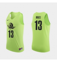 Men Oregon Ducks Paul White Apple Green Authentic College Basketball Jersey 0A Men Oregon Ducks Paul White Apple Green Authentic College Basketball Jersey 0A