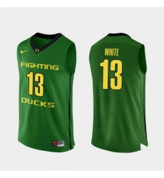 Men Oregon Ducks Paul White Apple Green Authentic College Basketball Jersey Men Oregon Ducks Paul White Apple Green Authentic College Basketball Jersey