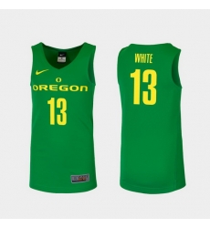 Men Oregon Ducks Paul White Green Replica College Basketball Jersey Men Oregon Ducks Paul White Green Replica College Basketball Jersey