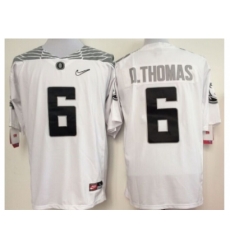 NCAA Oregon Ducks 6 D.THOMAS white NFL Jersey NCAA Oregon Ducks 6 D.THOMAS white NFL Jersey