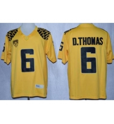 Oregon Duck 6 De'Anthony Thomas Yellow Limited NCAA Jerseys Oregon Duck 6 De'Anthony Thomas Yellow Limited NCAA Jerseys