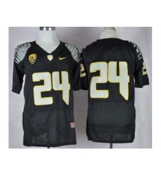 Oregon Ducks #24 Thomas Tyner Black Elite PAC-12 Patch Stitched NCAA Jersey Oregon Ducks #24 Thomas Tyner Black Elite PAC-12 Patch Stitched NCAA Jersey