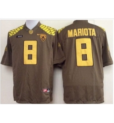 Oregon Ducks #8 Marcus Mariota Olive Limited Stitched NCAA Jersey Oregon Ducks #8 Marcus Mariota Olive Limited Stitched NCAA Jersey