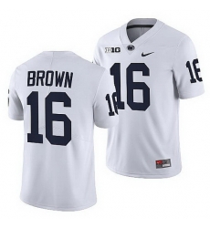 penn state nittany lions ji'ayir brown white college football men jersey penn state nittany lions ji'ayir brown white college football men jersey