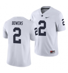 penn state nittany lions micah bowens white college football men's jersey penn state nittany lions micah bowens white college football men's jersey