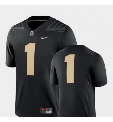 Men Purdue Boilermakers 1 Black College Football 2018 Game Jersey Men Purdue Boilermakers 1 Black College Football 2018 Game Jersey