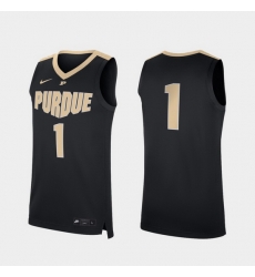 Men Purdue Boilermakers Black Replica College Basketball Jersey Men Purdue Boilermakers Black Replica College Basketball Jersey