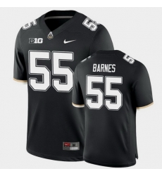 Men Purdue Boilermakers Derrick Barnes College Football Game Black Jersey Men Purdue Boilermakers Derrick Barnes College Football Game Black Jersey