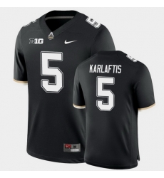 Men Purdue Boilermakers George Karlaftis College Football Game Black Jersey Men Purdue Boilermakers George Karlaftis College Football Game Black Jersey